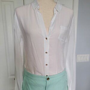 NWOT - Lilly Pulitzer Anna Maria Cotton White Med